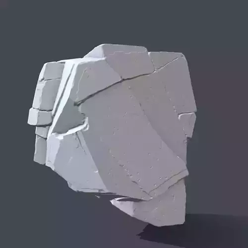 rock 5 skull 3D print model