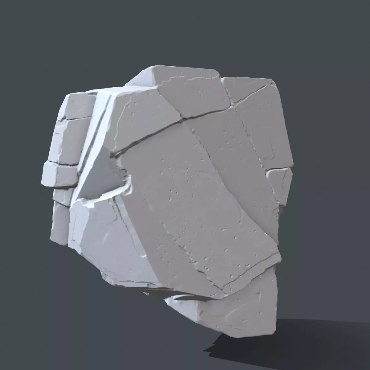 rock 5 skull 3D print model_0