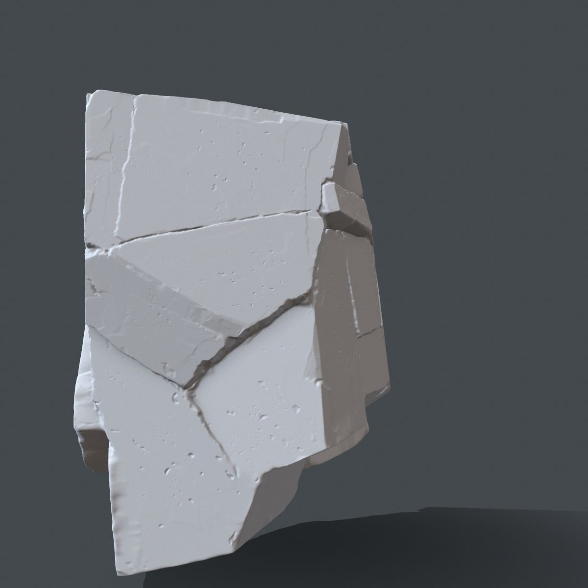 rock 5 skull 3D print model_2