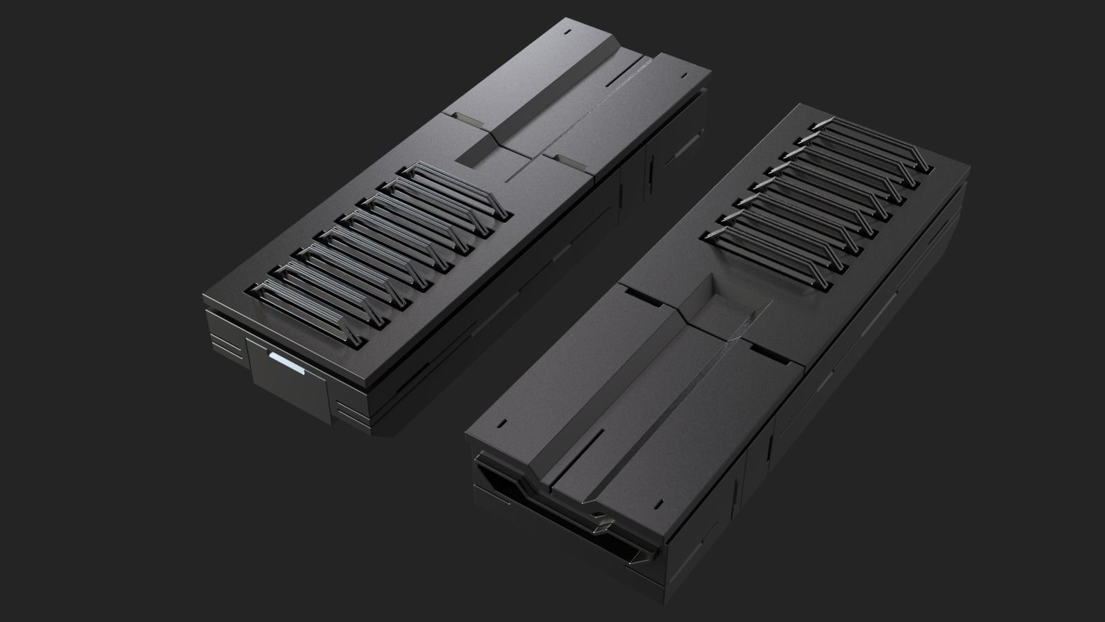 Sci-Fi Panels Kit-Bash 3D model_24