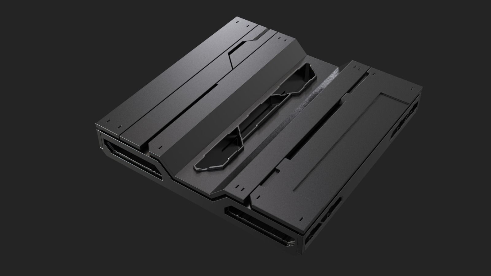 Sci-Fi Panels Kit-Bash 3D model_11