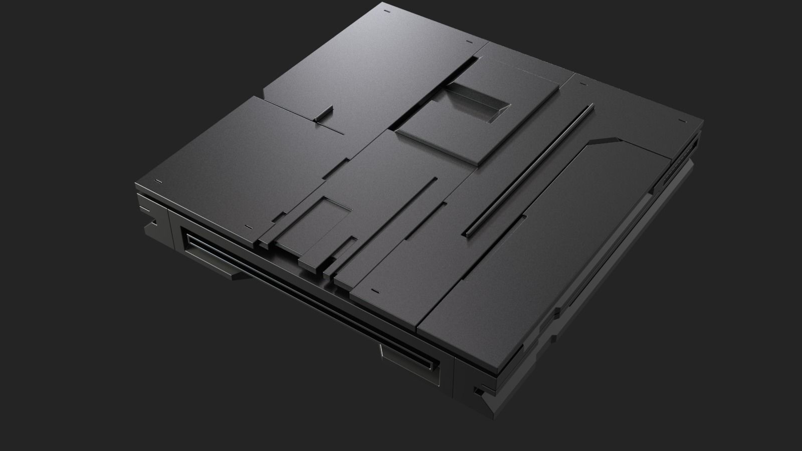 Sci-Fi Panels Kit-Bash 3D model_16