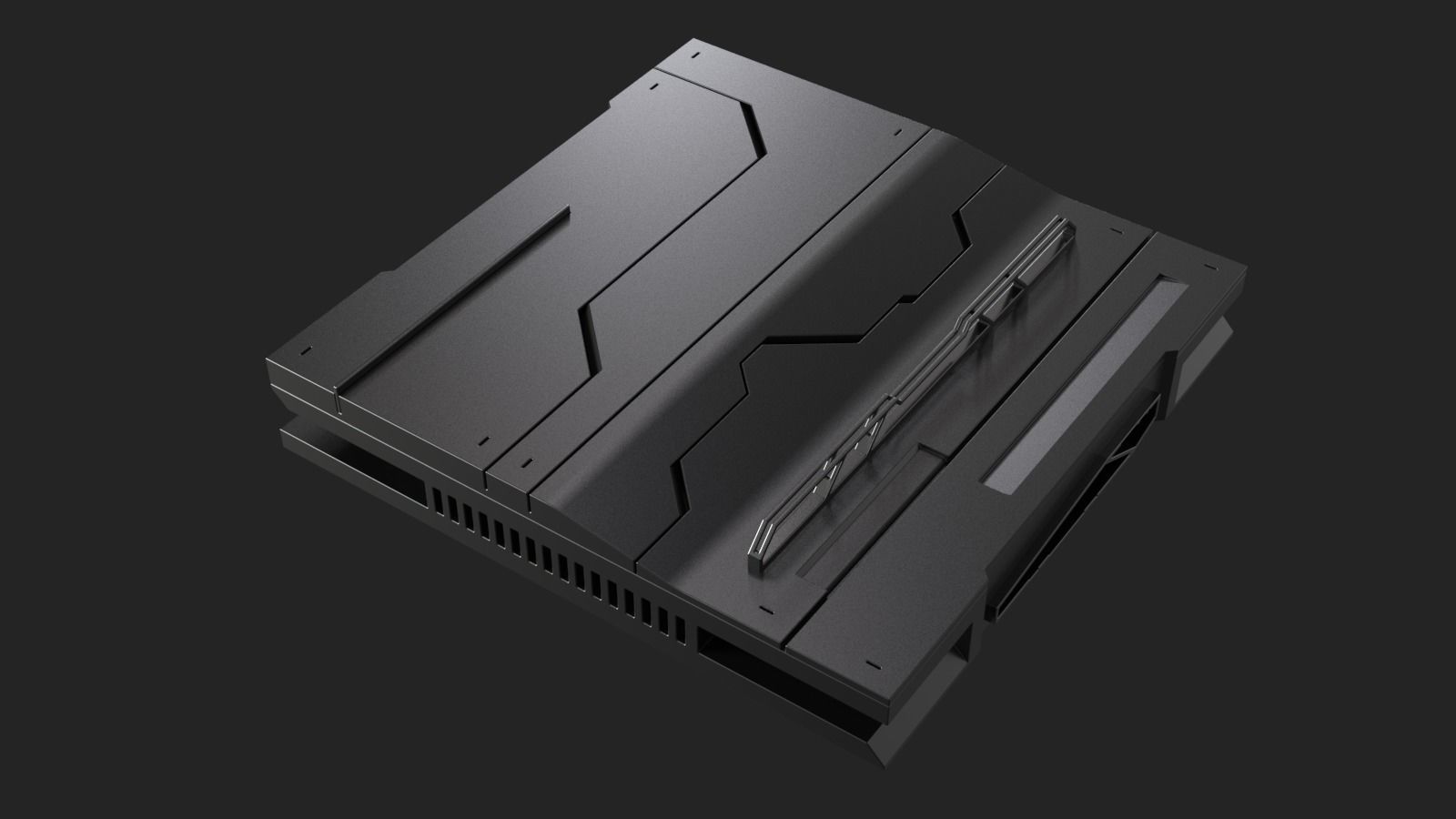 Sci-Fi Panels Kit-Bash 3D model_12