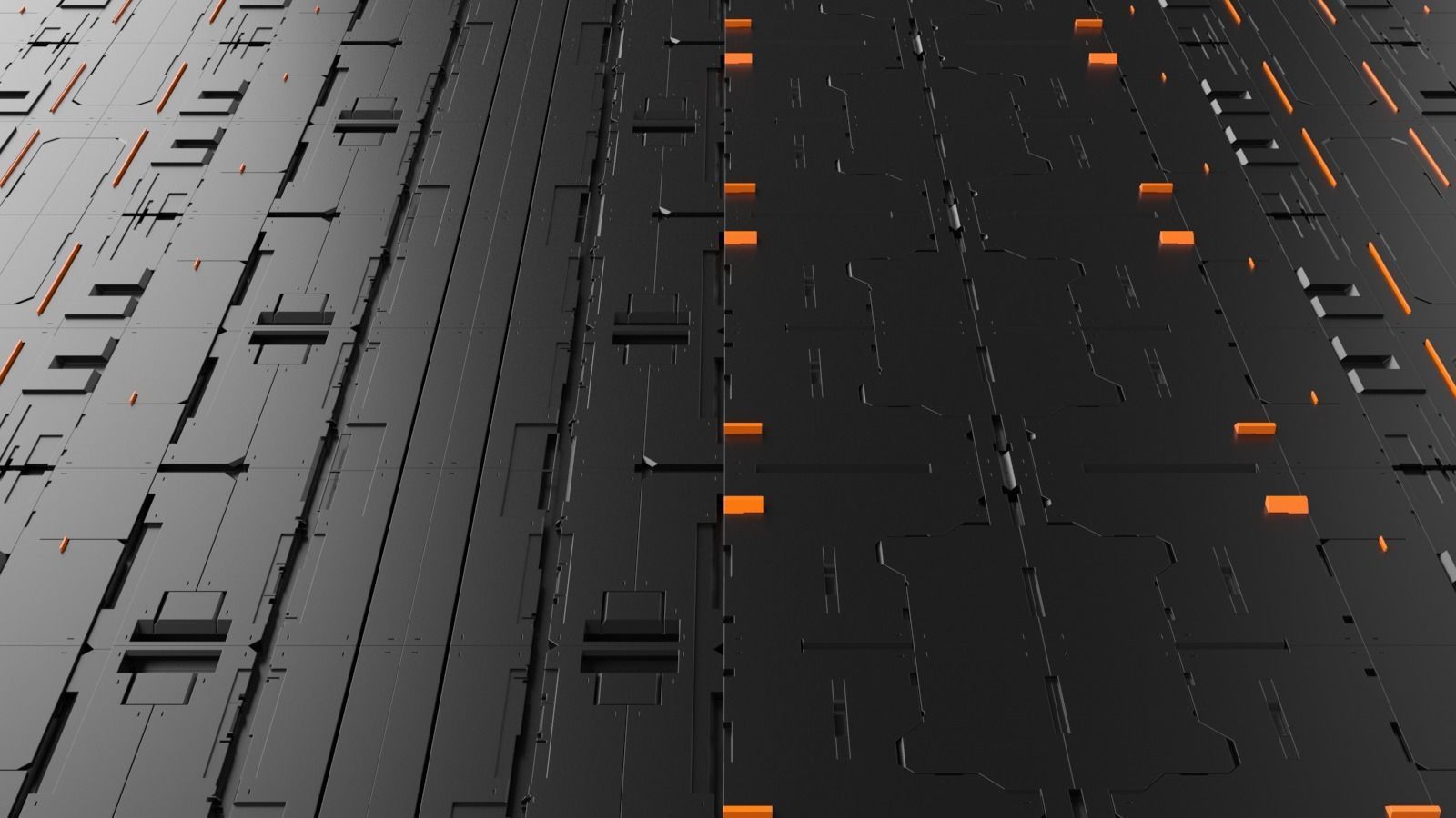 Sci-Fi Panels Kit-Bash 3D model_1