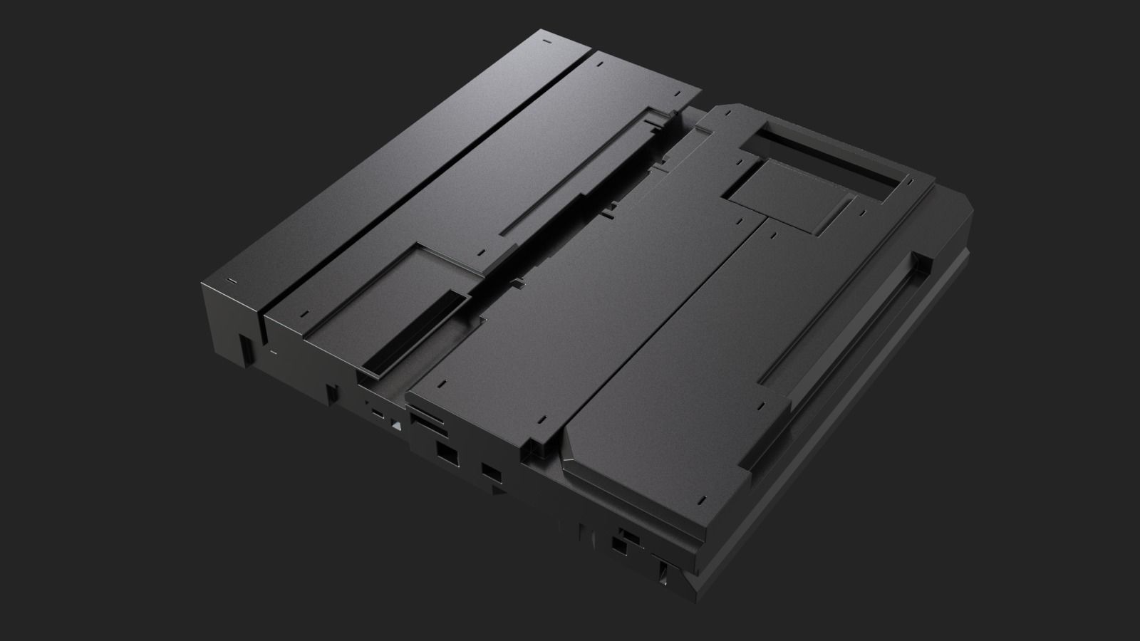 Sci-Fi Panels Kit-Bash 3D model_14