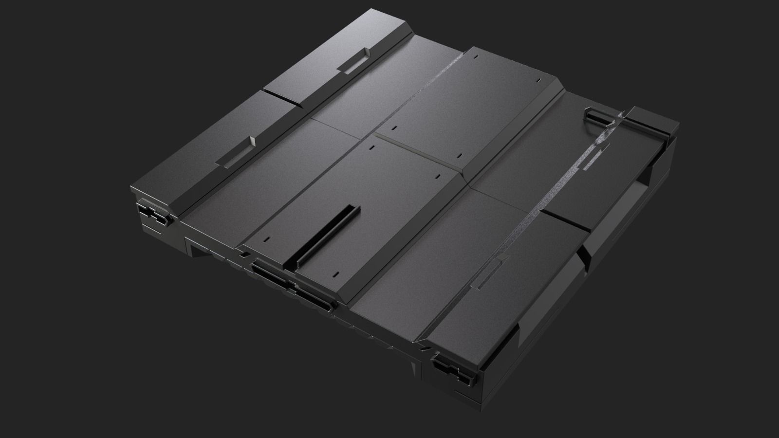 Sci-Fi Panels Kit-Bash 3D model_17