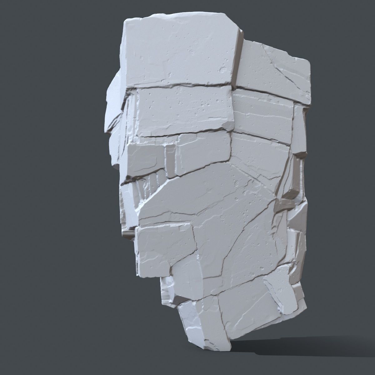 rock 6 piece of 3D print model_4