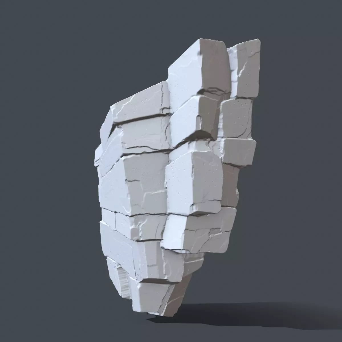 rock 6 piece of 3D print model_0