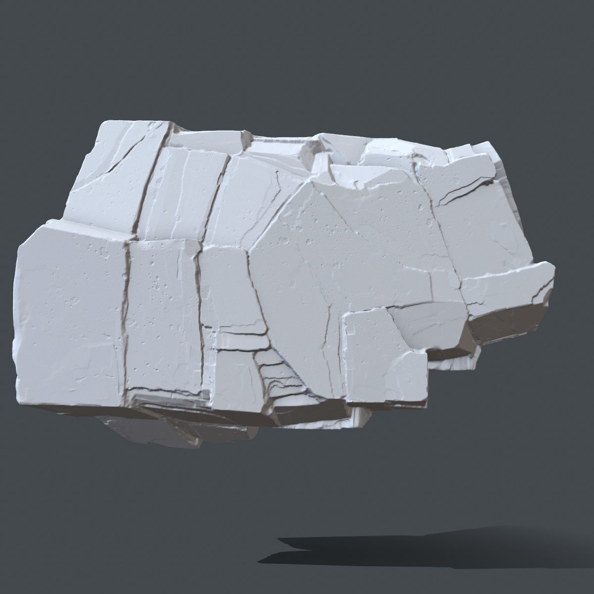 rock 6 piece of 3D print model_6