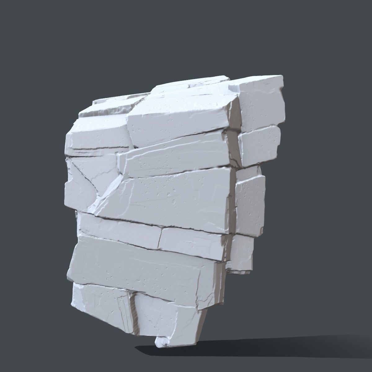 rock 6 piece of 3D print model_1