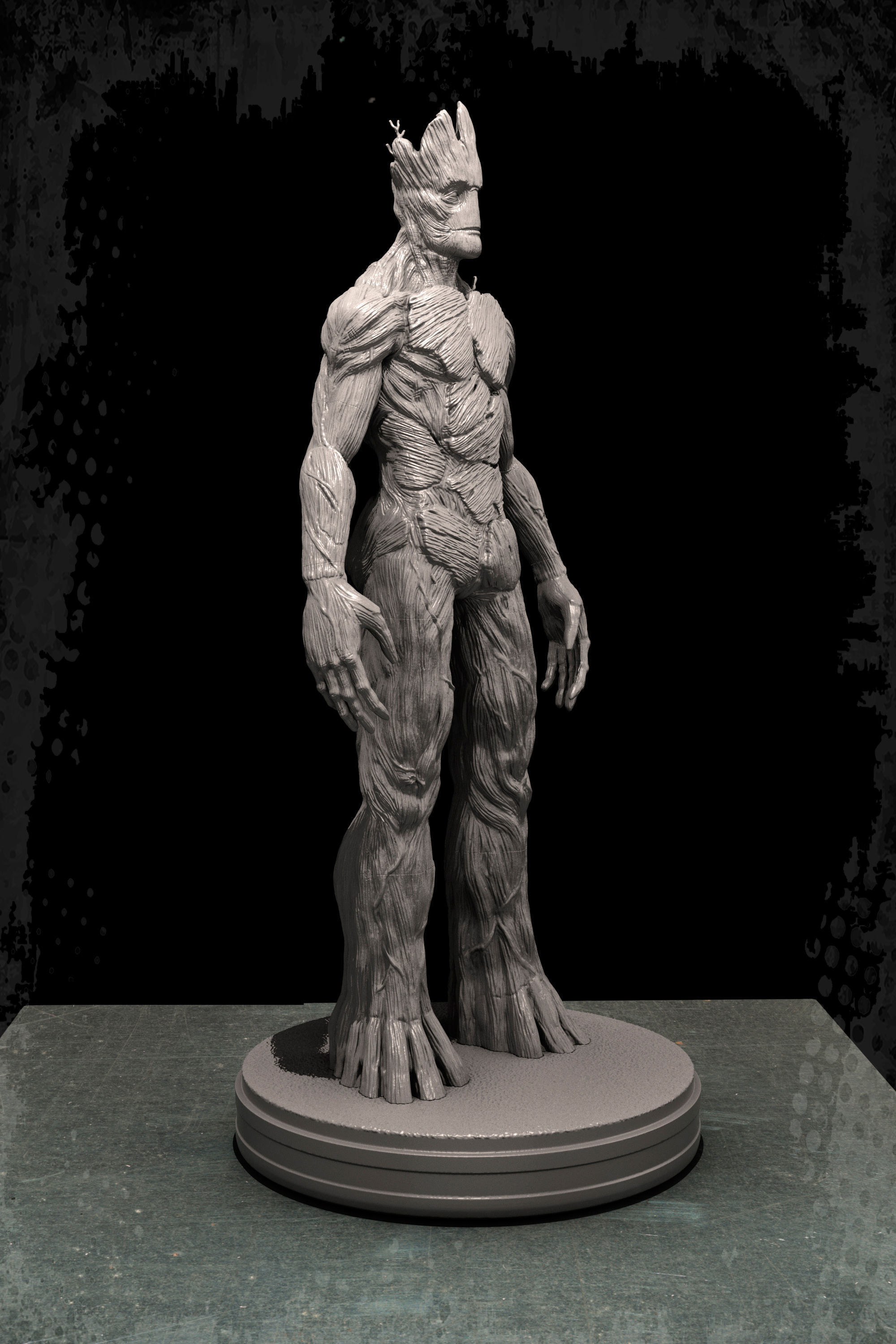 Groot printable 3D print model_3