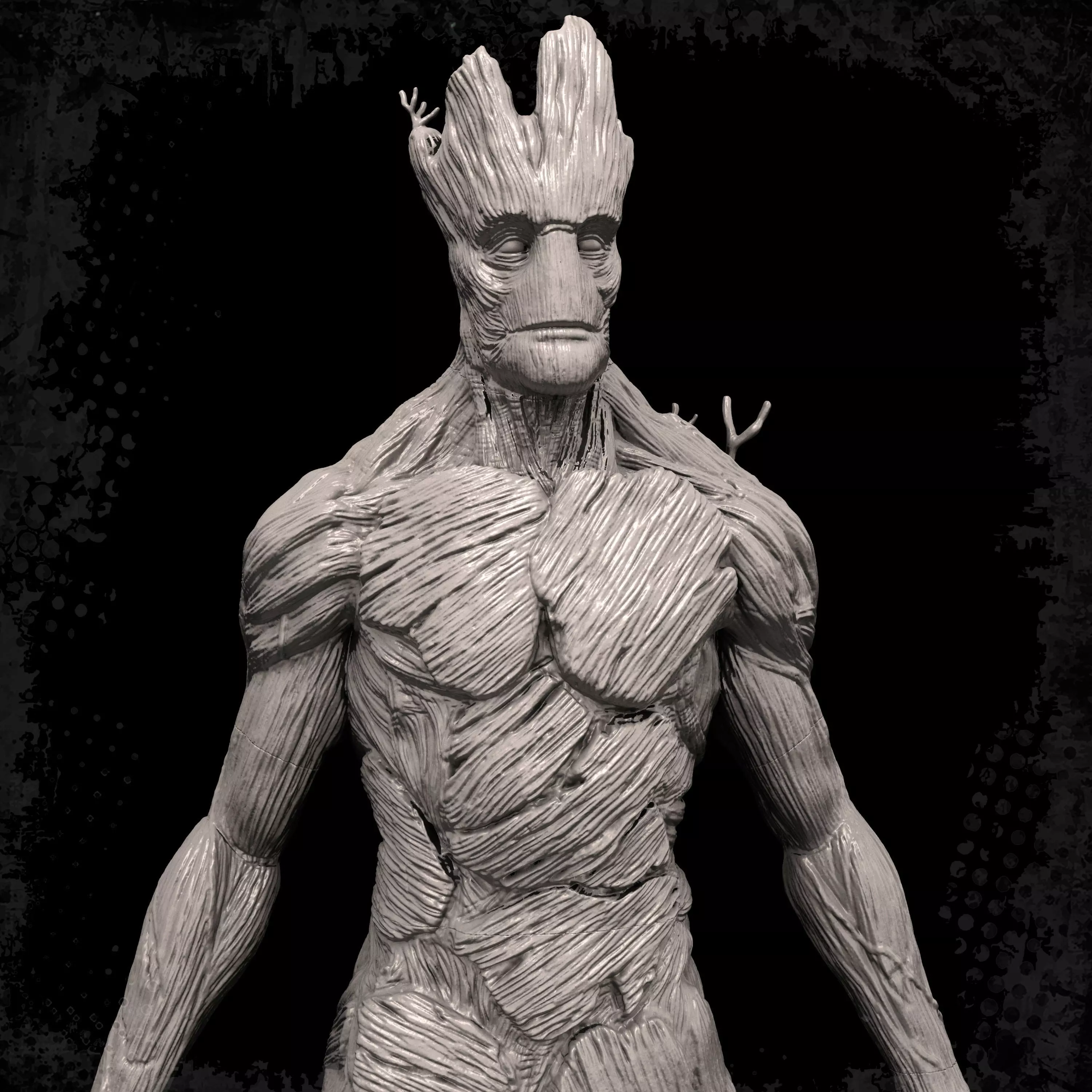 Groot printable 3D print model_0