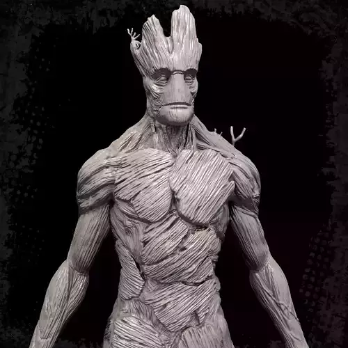 Groot printable 3D print model