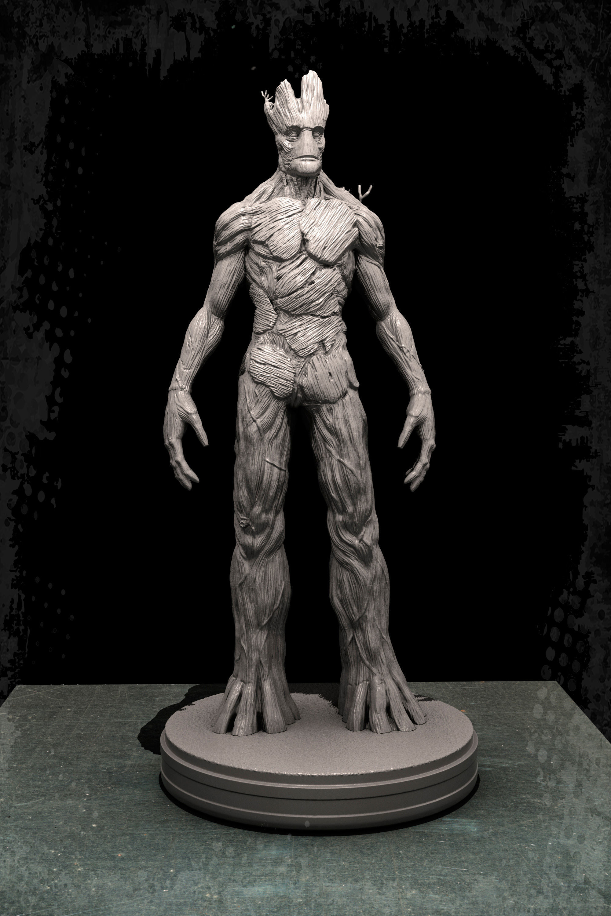 Groot printable 3D print model_2
