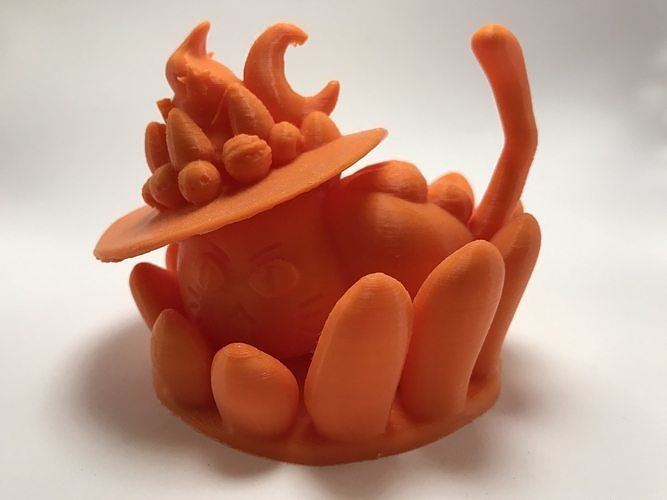 Choco Cream Cat Tart and ZBrush Timelapse 3D print model
