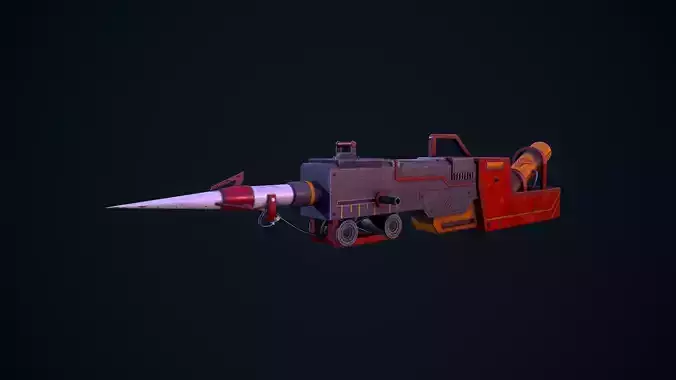 Sci fi Harpoon Gun