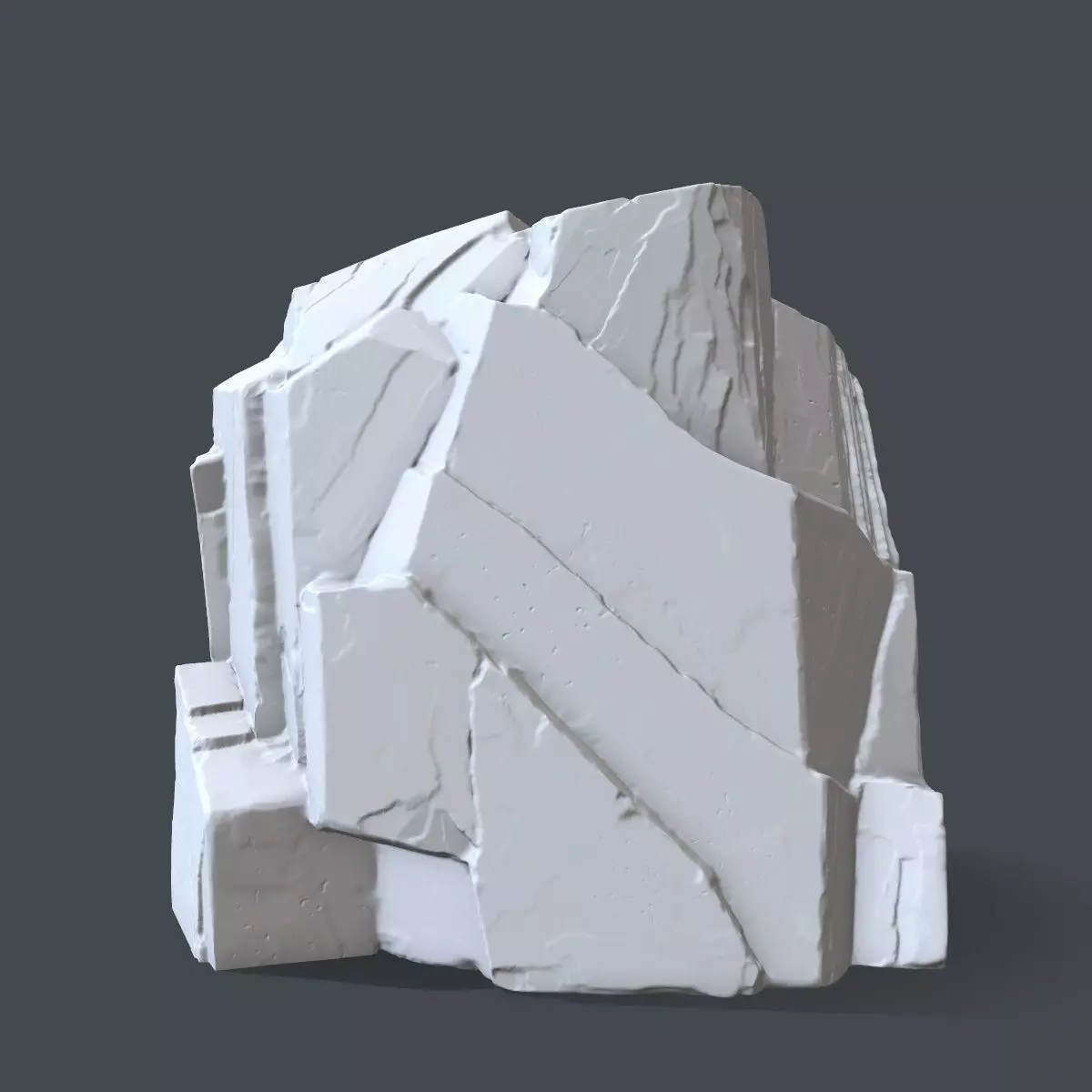 rock 7 3D print model_0