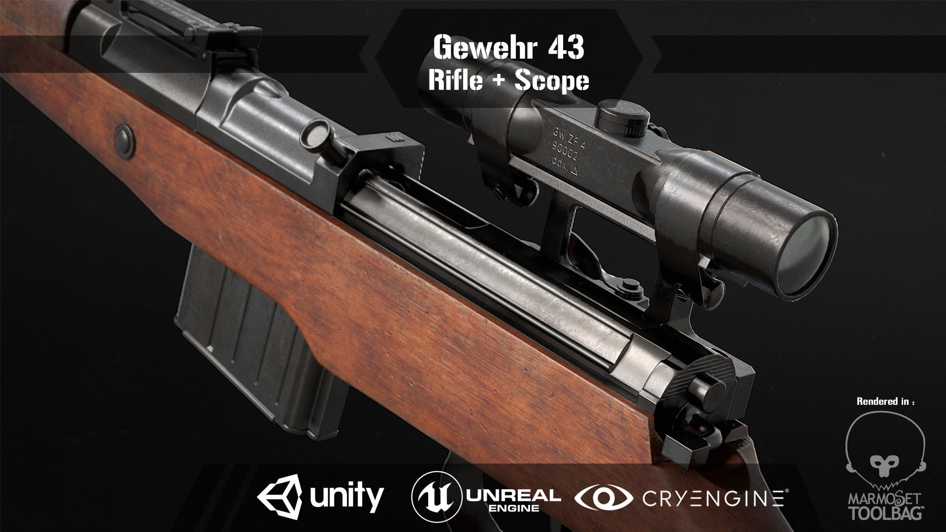 3d Model Gewehr 43 Cgtrader