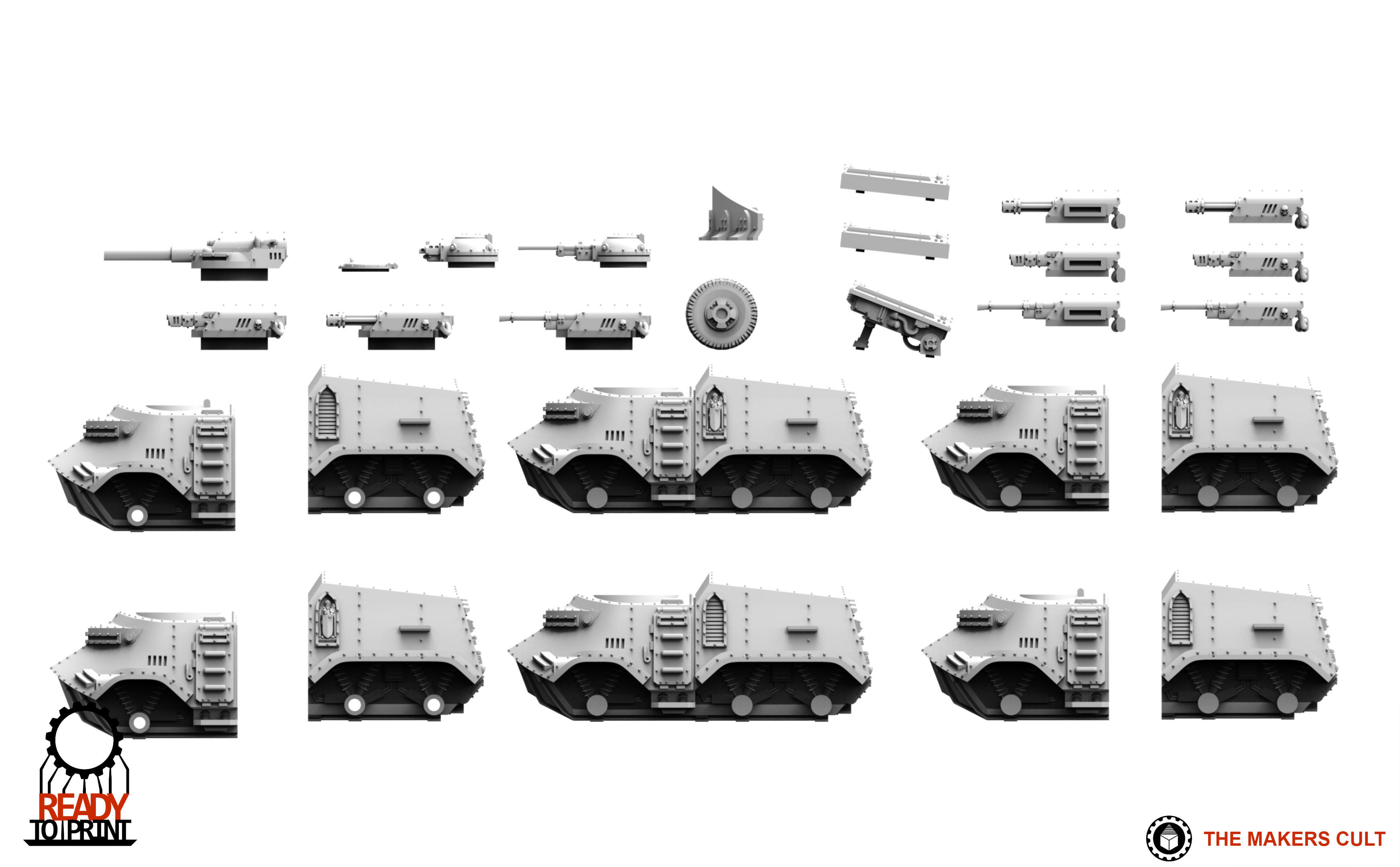 Feudal Guard - Elite Transport Vehicle 3D print model_1