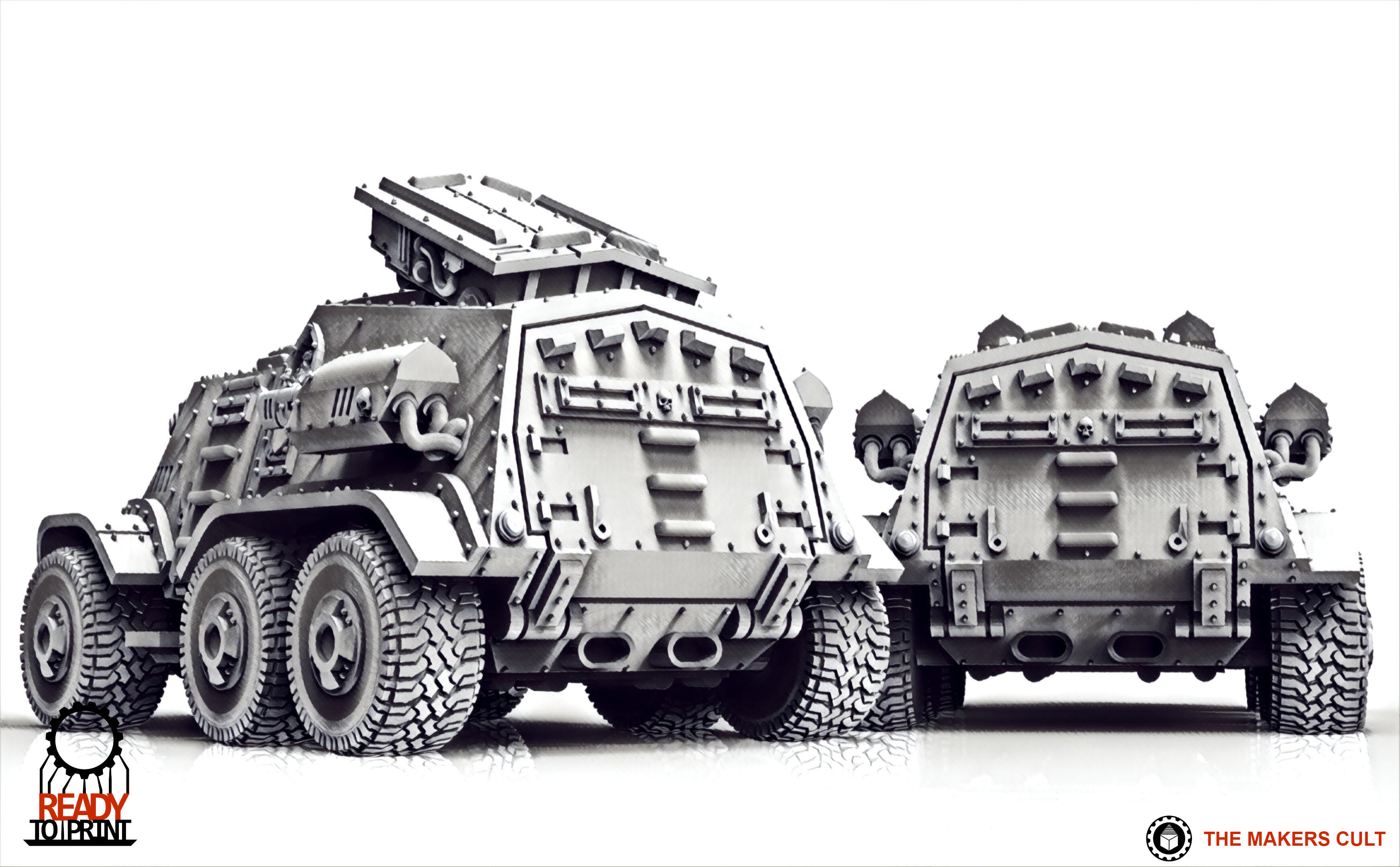 Feudal Guard - Elite Transport Vehicle 3D print model_7