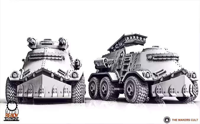 Feudal Guard - Elite Transport Vehicle 3D print model