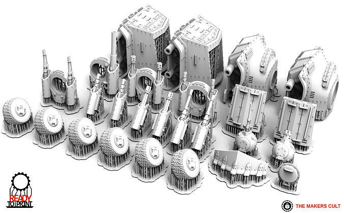 Feudal Guard - Elite Transport Vehicle 3D print model 3