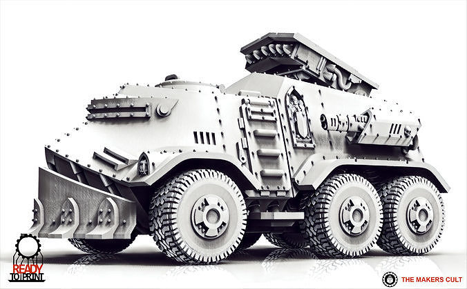 Feudal Guard - Elite Transport Vehicle 3D print model 7
