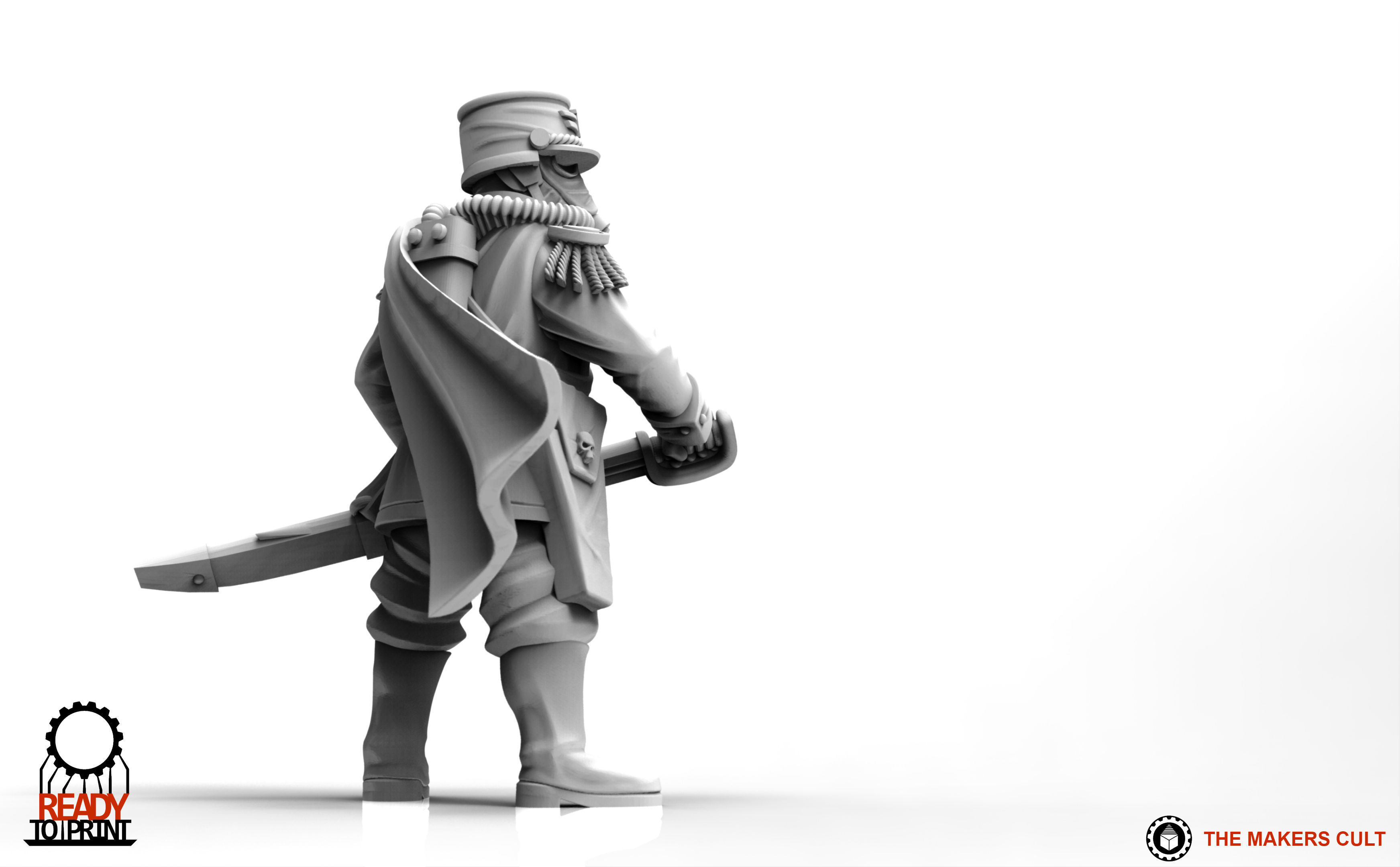 Valour Korps - General Franz 3D print model_7