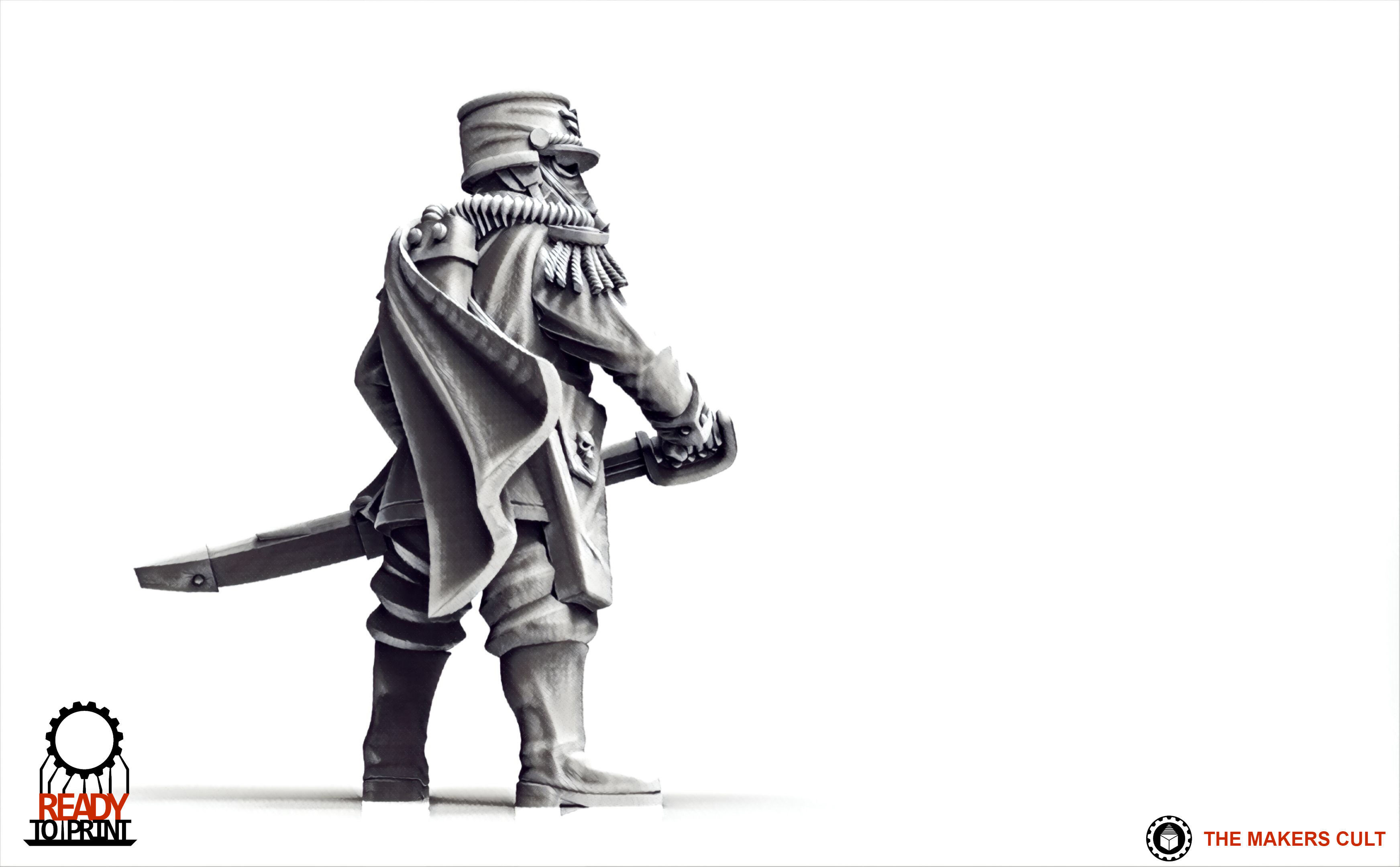 Valour Korps - General Franz 3D print model_4