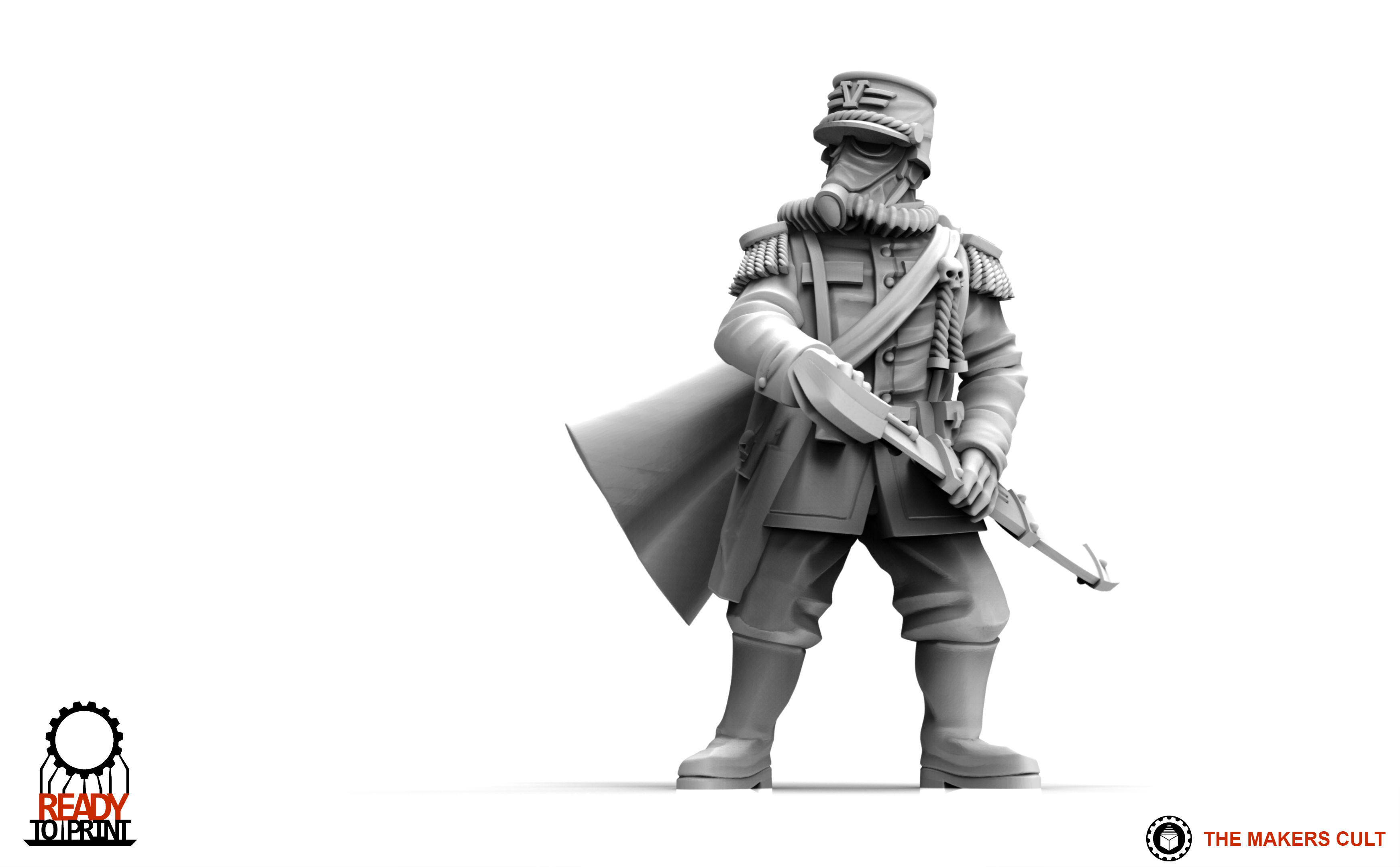 Valour Korps - General Franz 3D print model_8