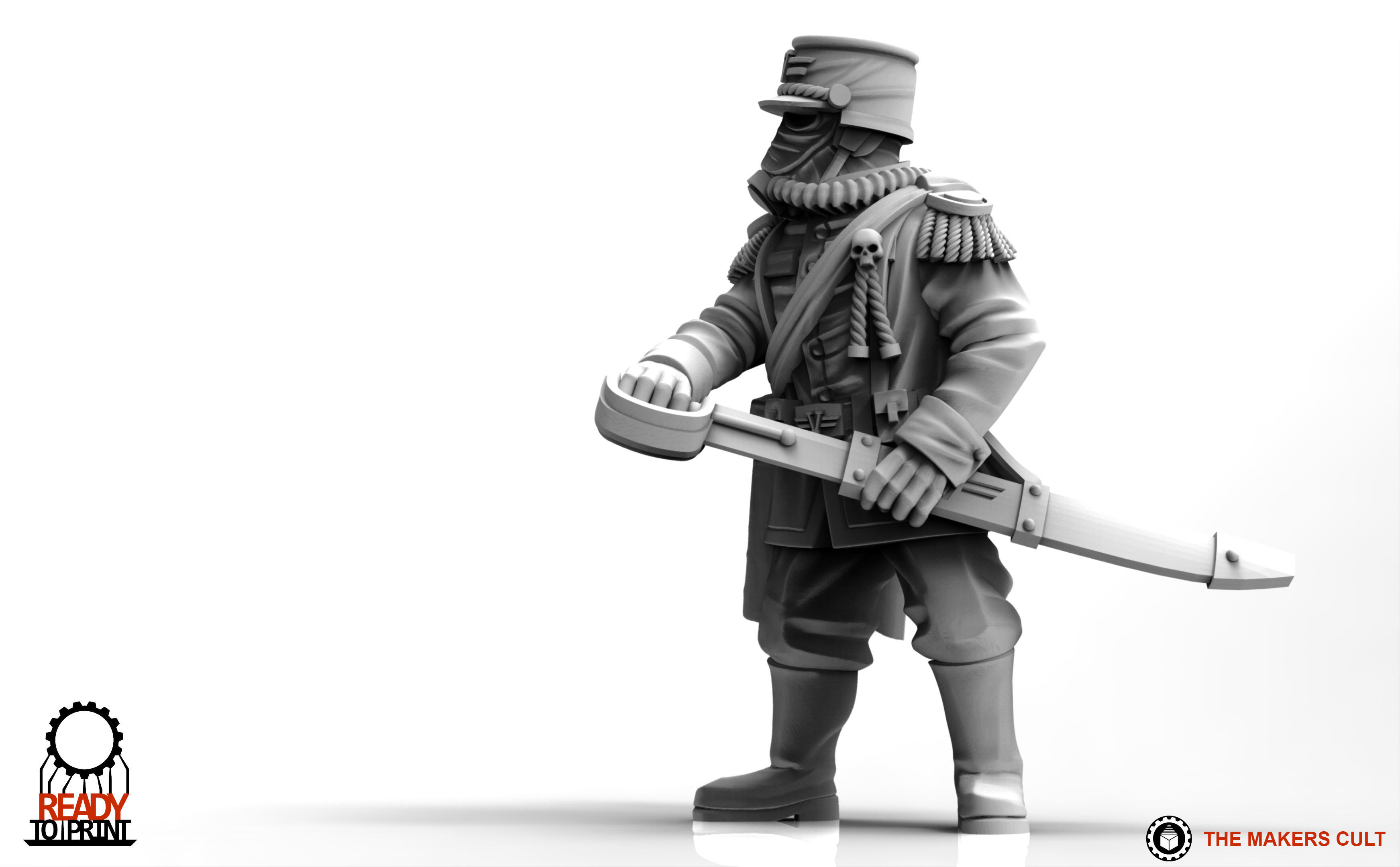 Valour Korps - General Franz 3D print model_5