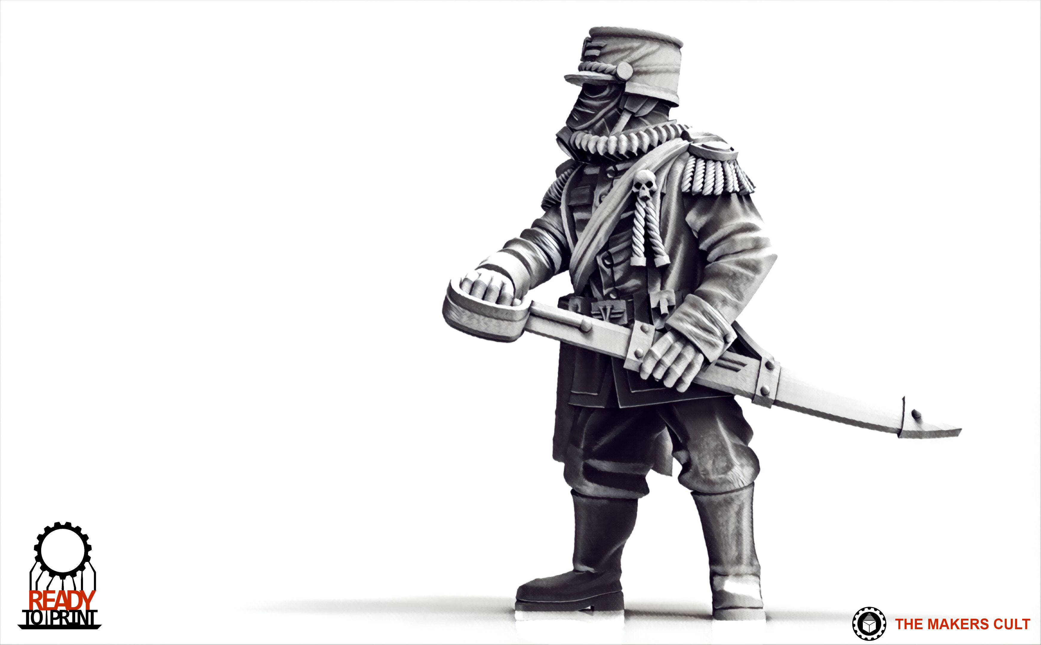 Valour Korps - General Franz 3D print model_2