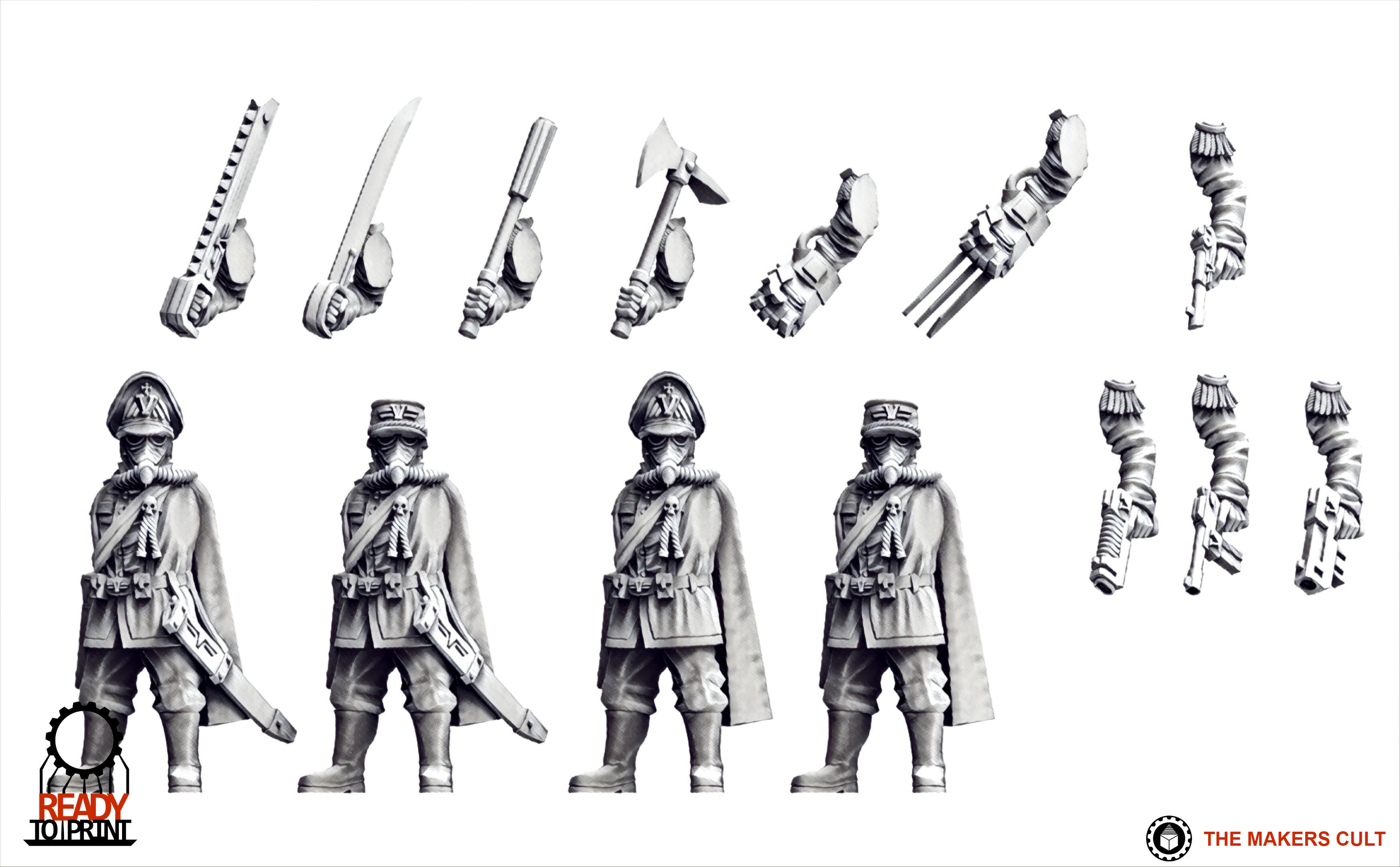 Valour Korps - General Waldemar 3D print model_5