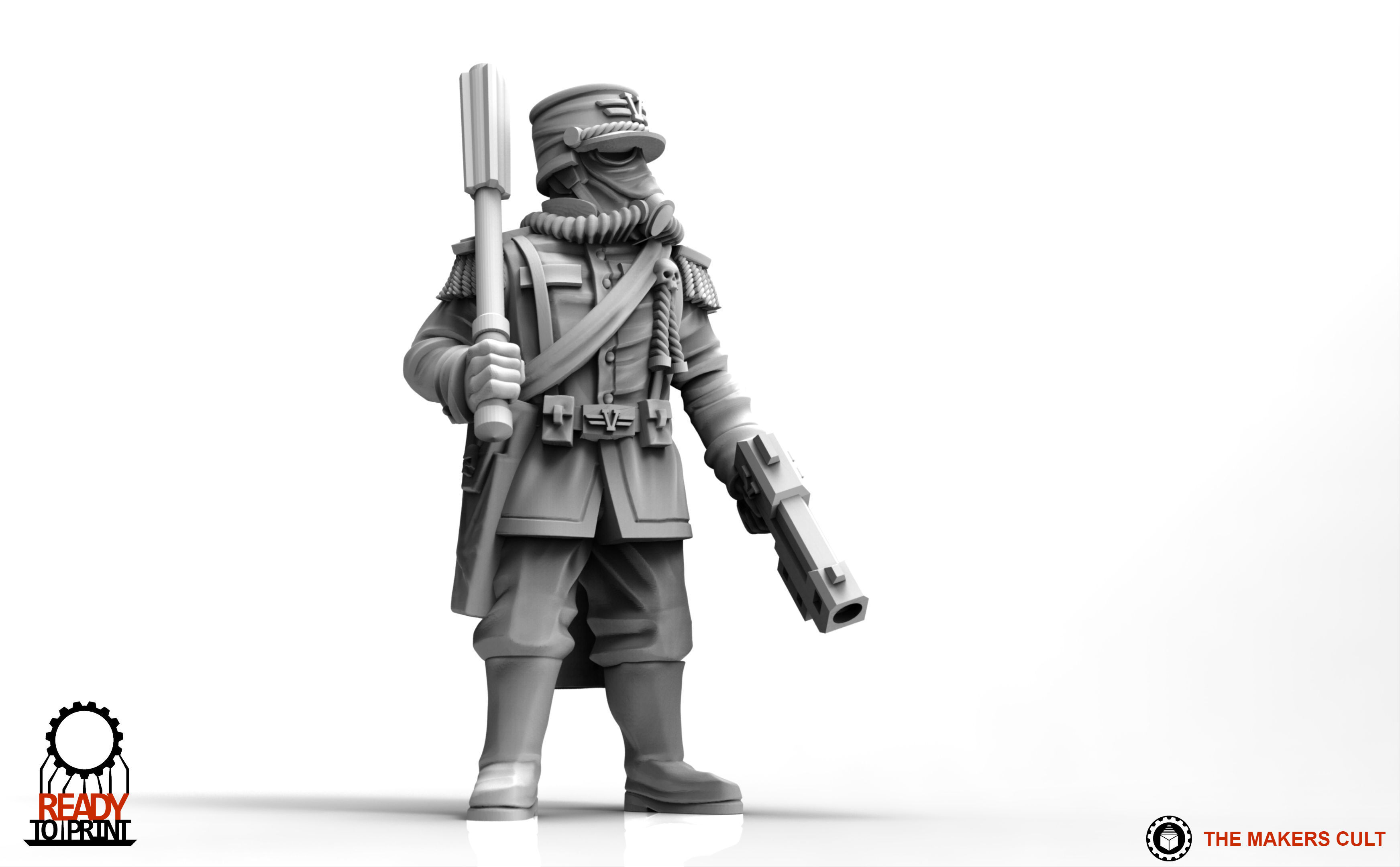Valour Korps - General Waldemar 3D print model_8