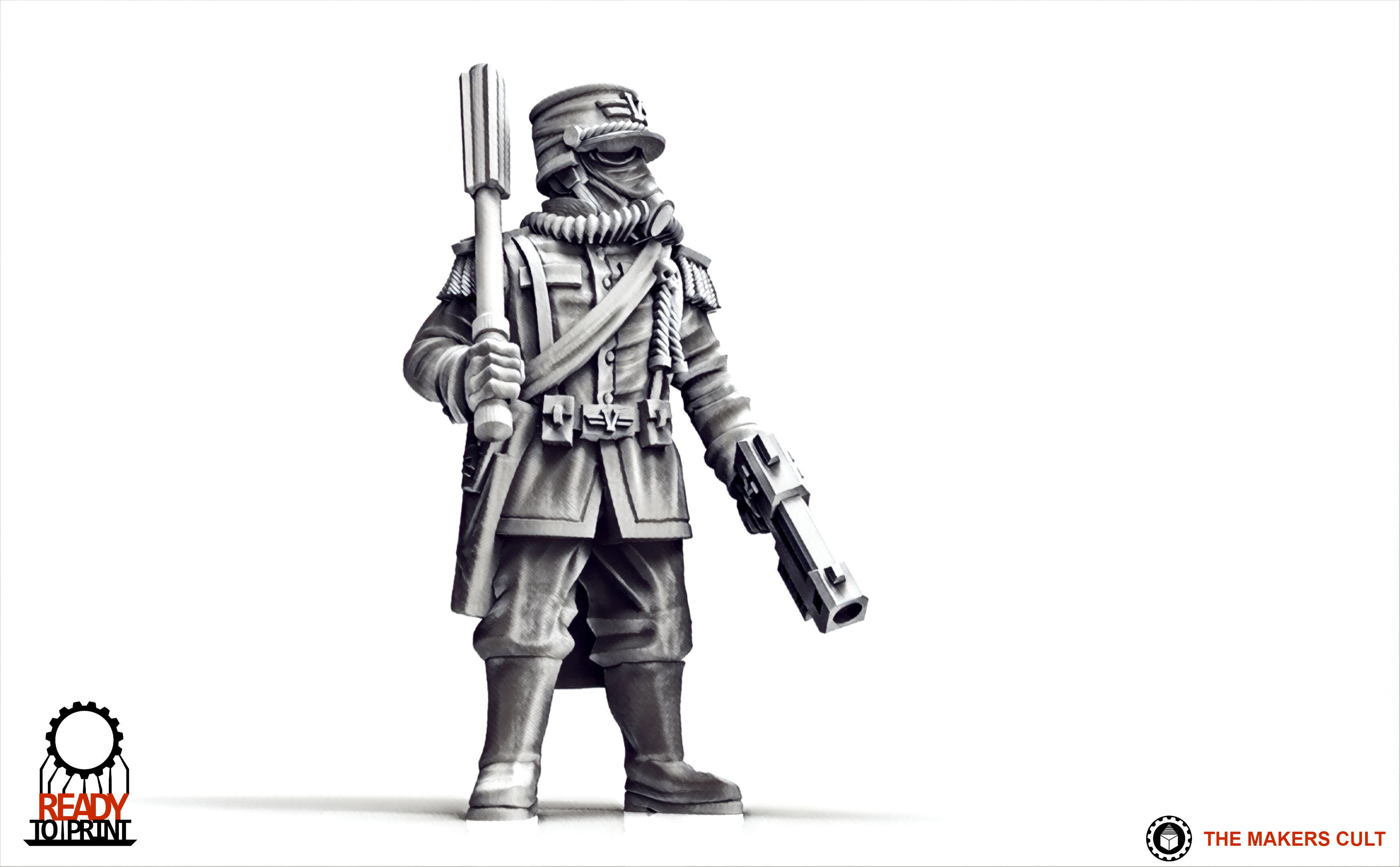 Valour Korps - General Waldemar 3D print model_4