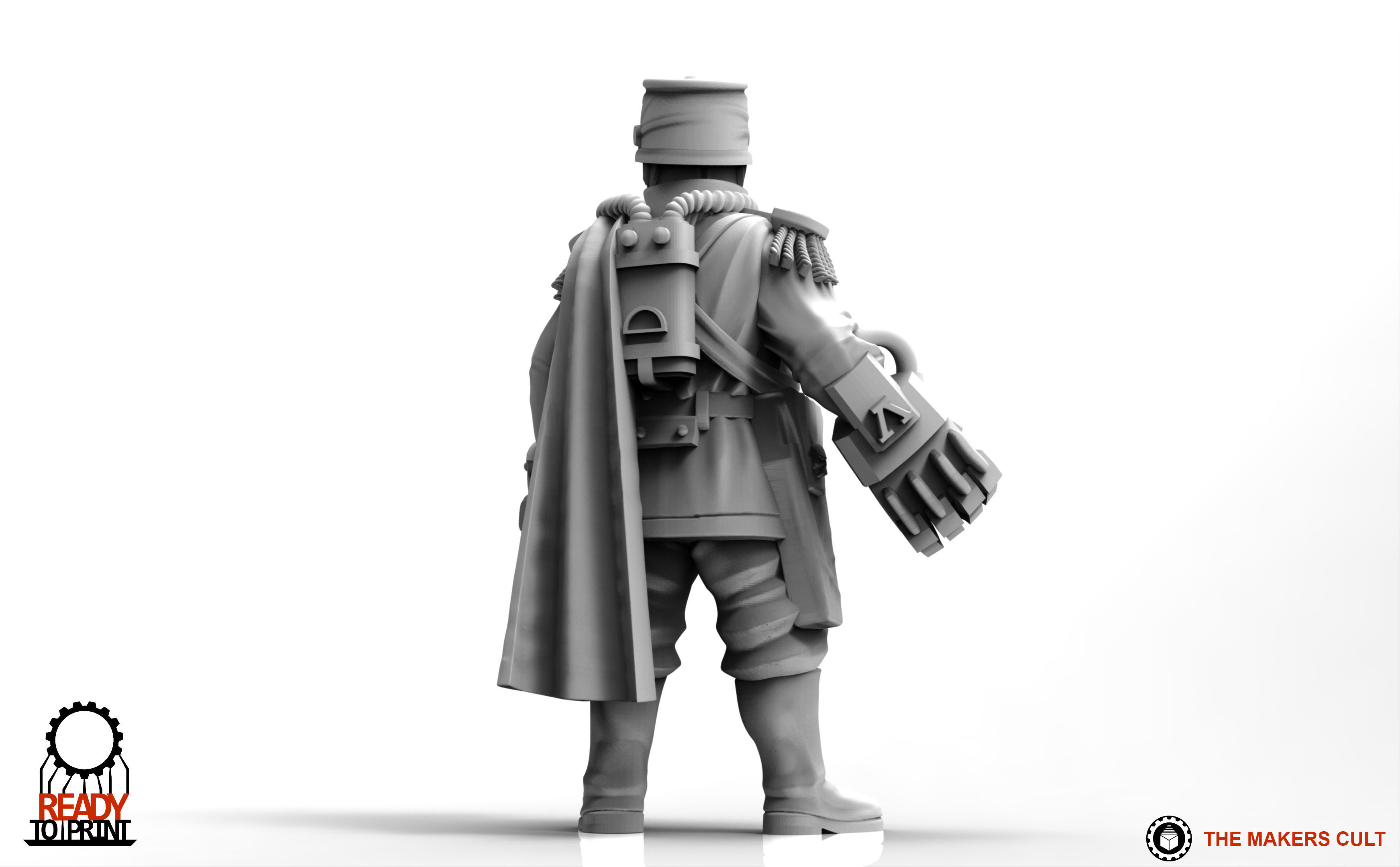 Valour Korps - General Waldemar 3D print model_9
