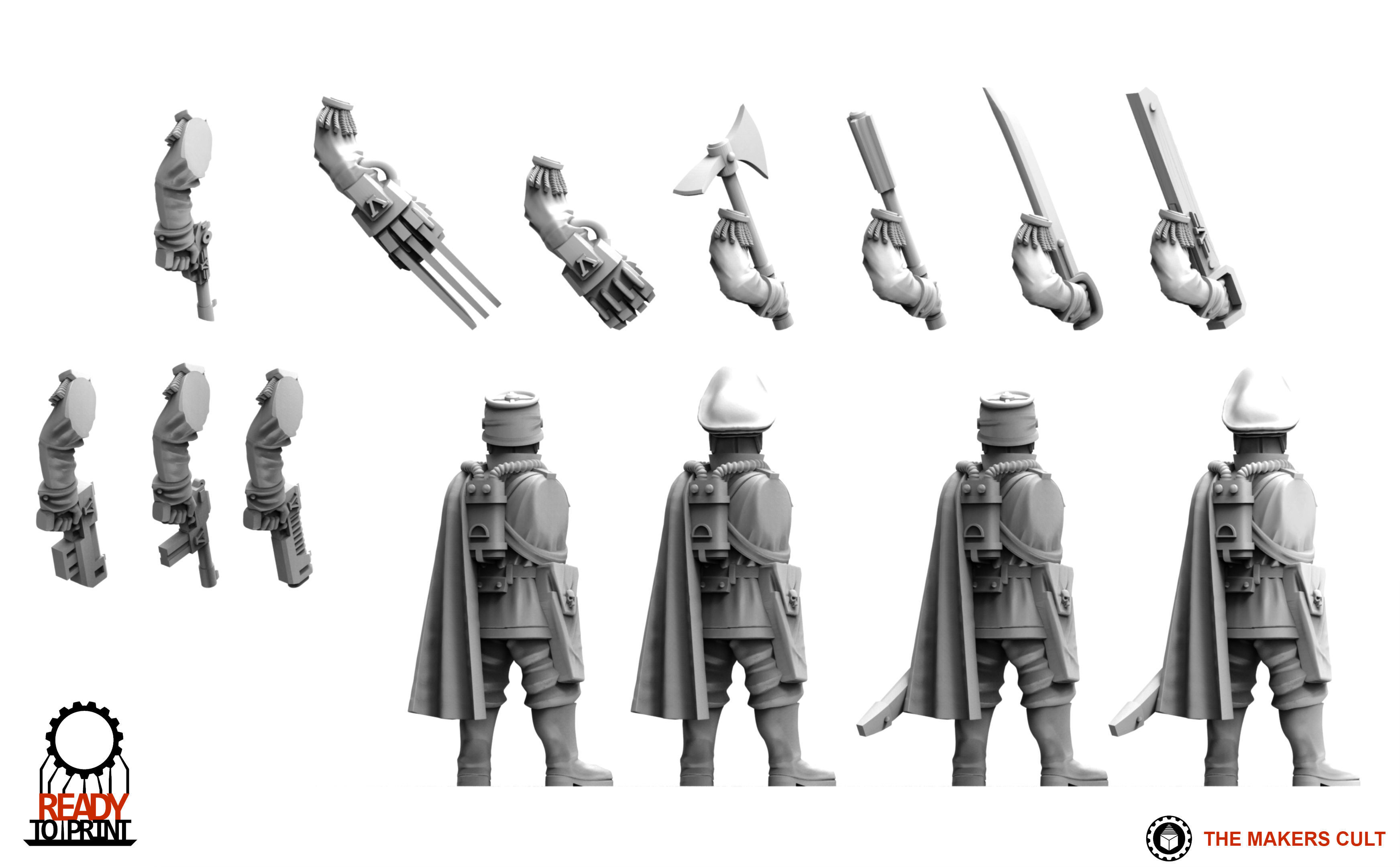Valour Korps - General Waldemar 3D print model_7