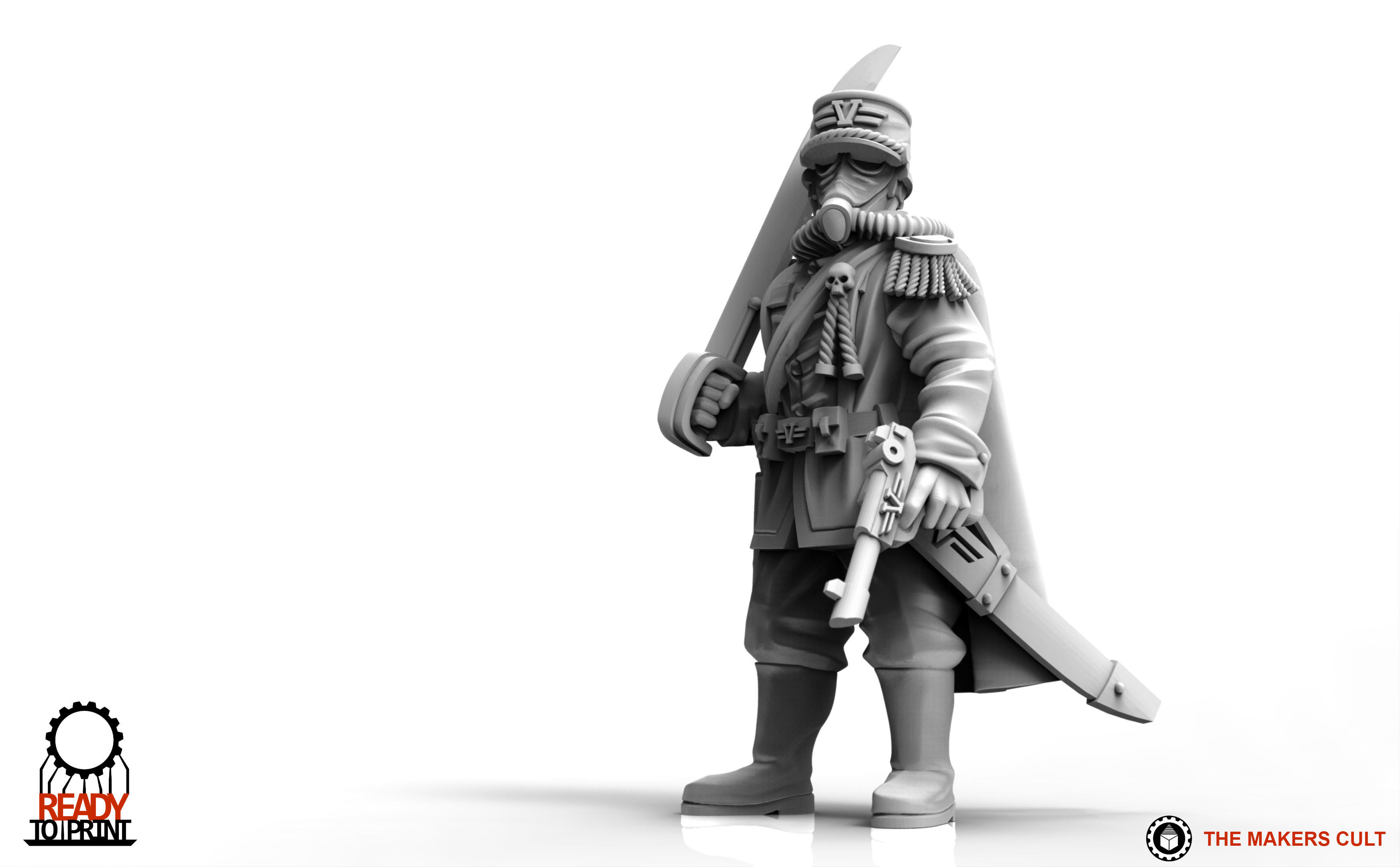 Valour Korps - General Waldemar 3D print model_10