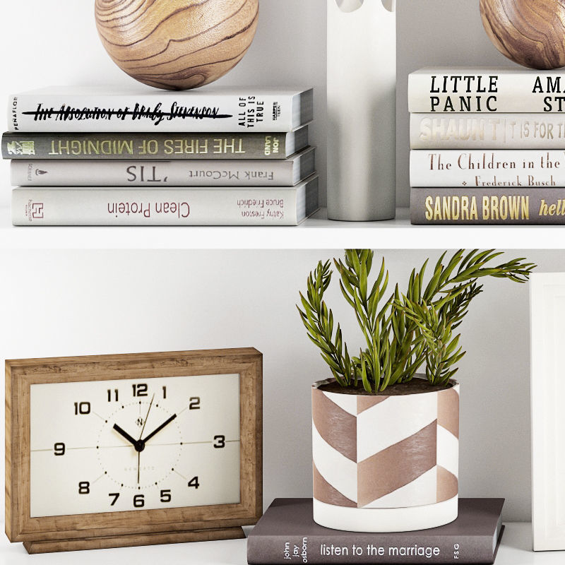 Decoration set 21 3D model_4