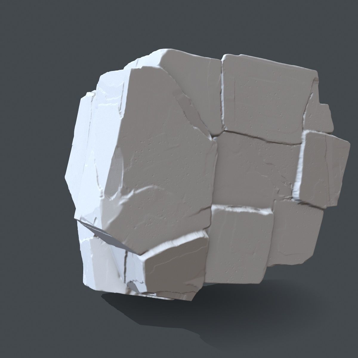 rock 9 3D print model_7