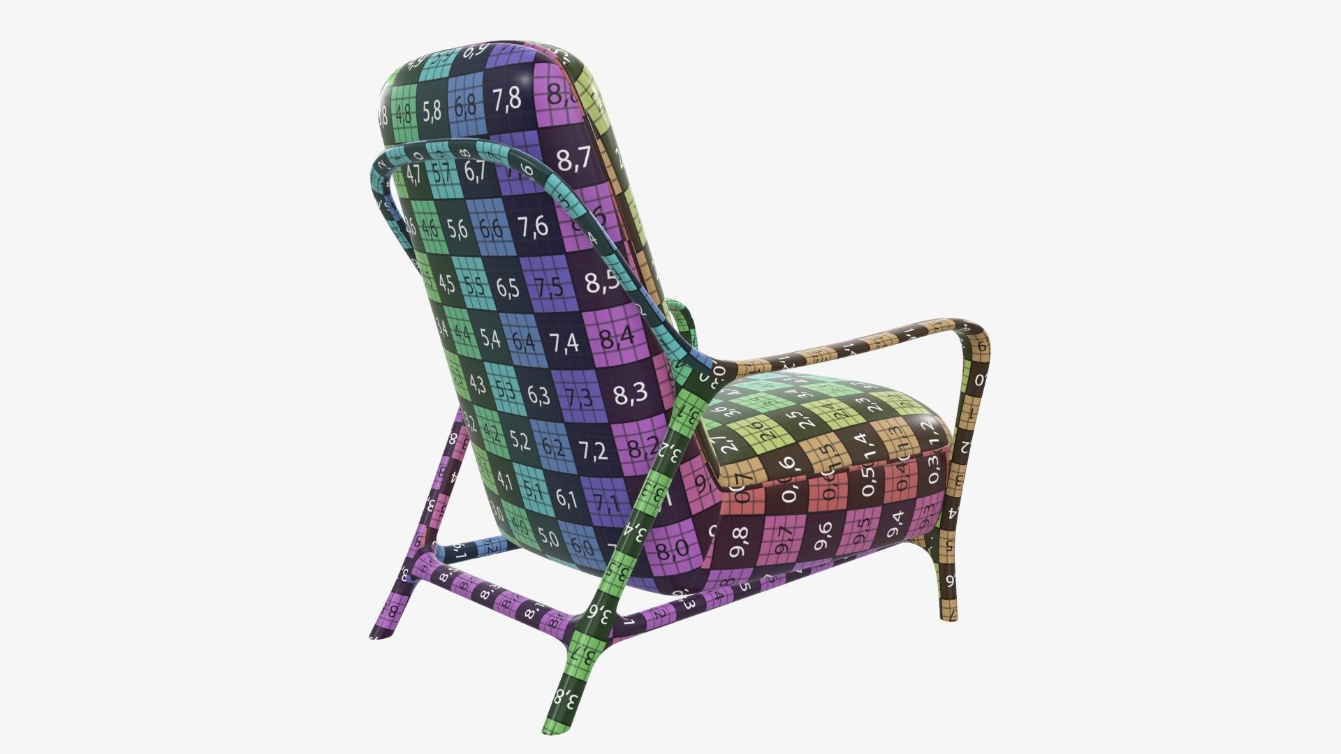 Armchair 02 3D model_11