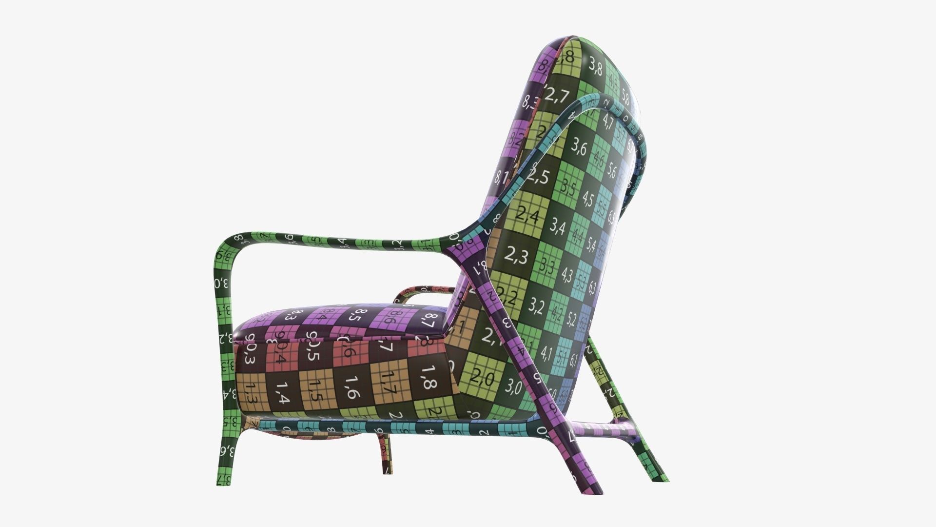 Armchair 02 3D model_14