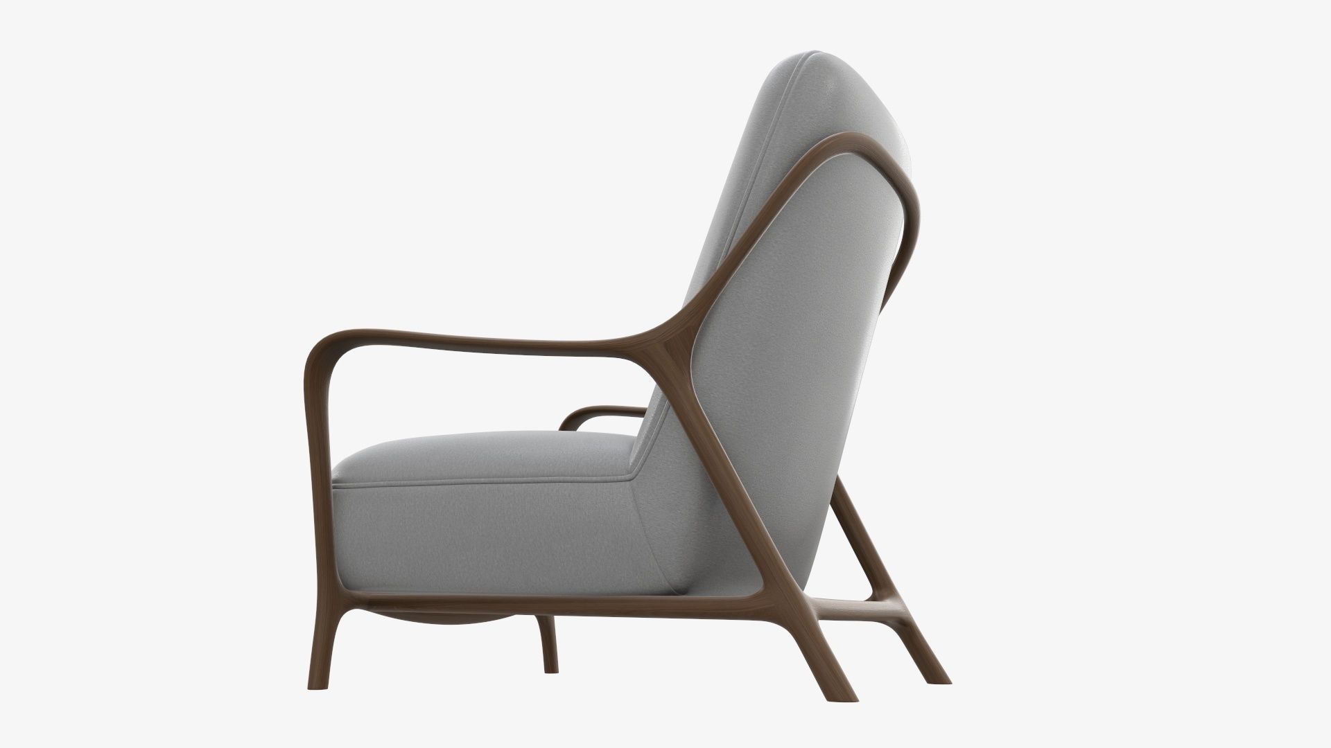 Armchair 02 3D model_4