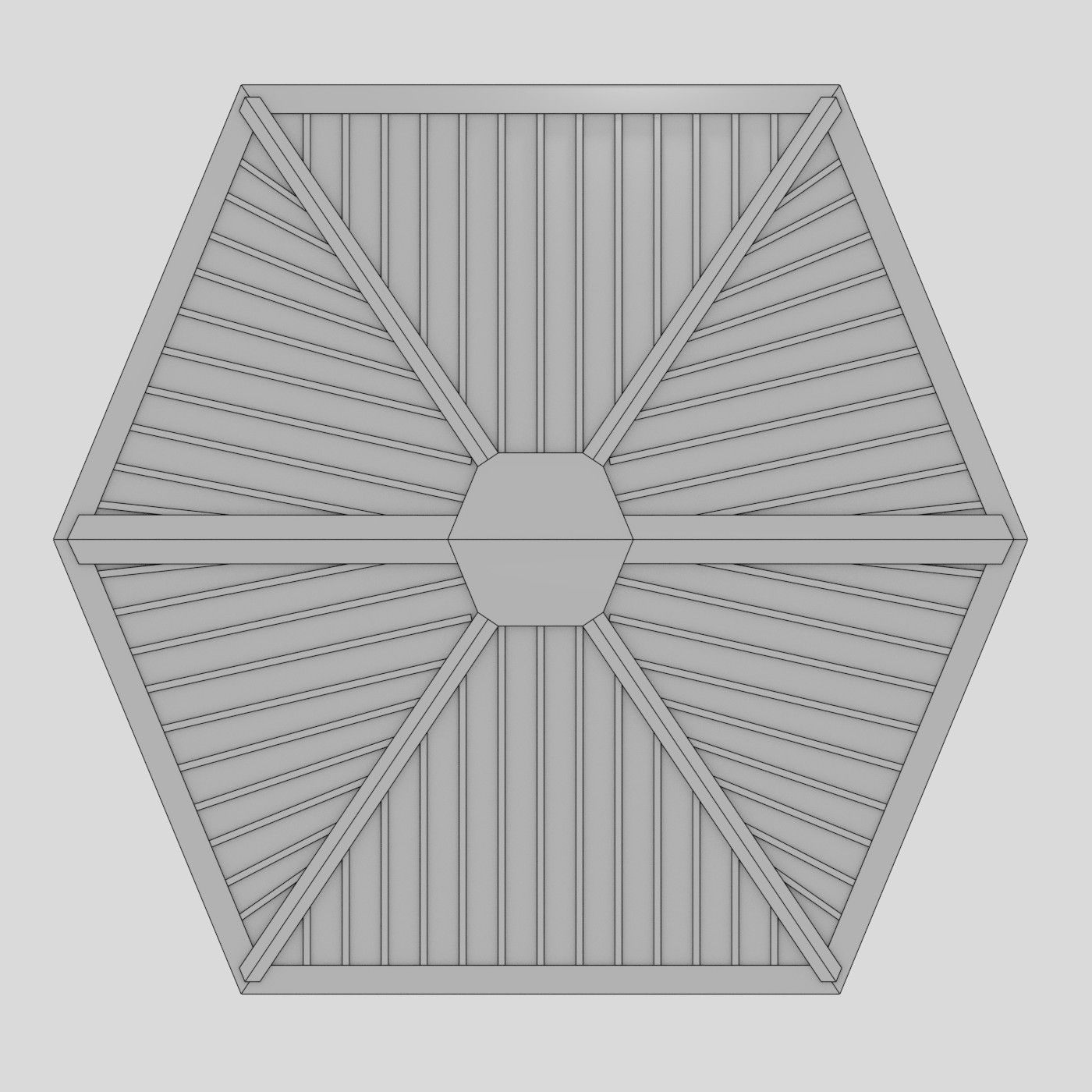 New Order TIE Fighter Free 3D model_3