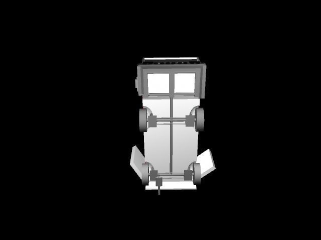 Coca-Cola truck Low-poly 3D model_16