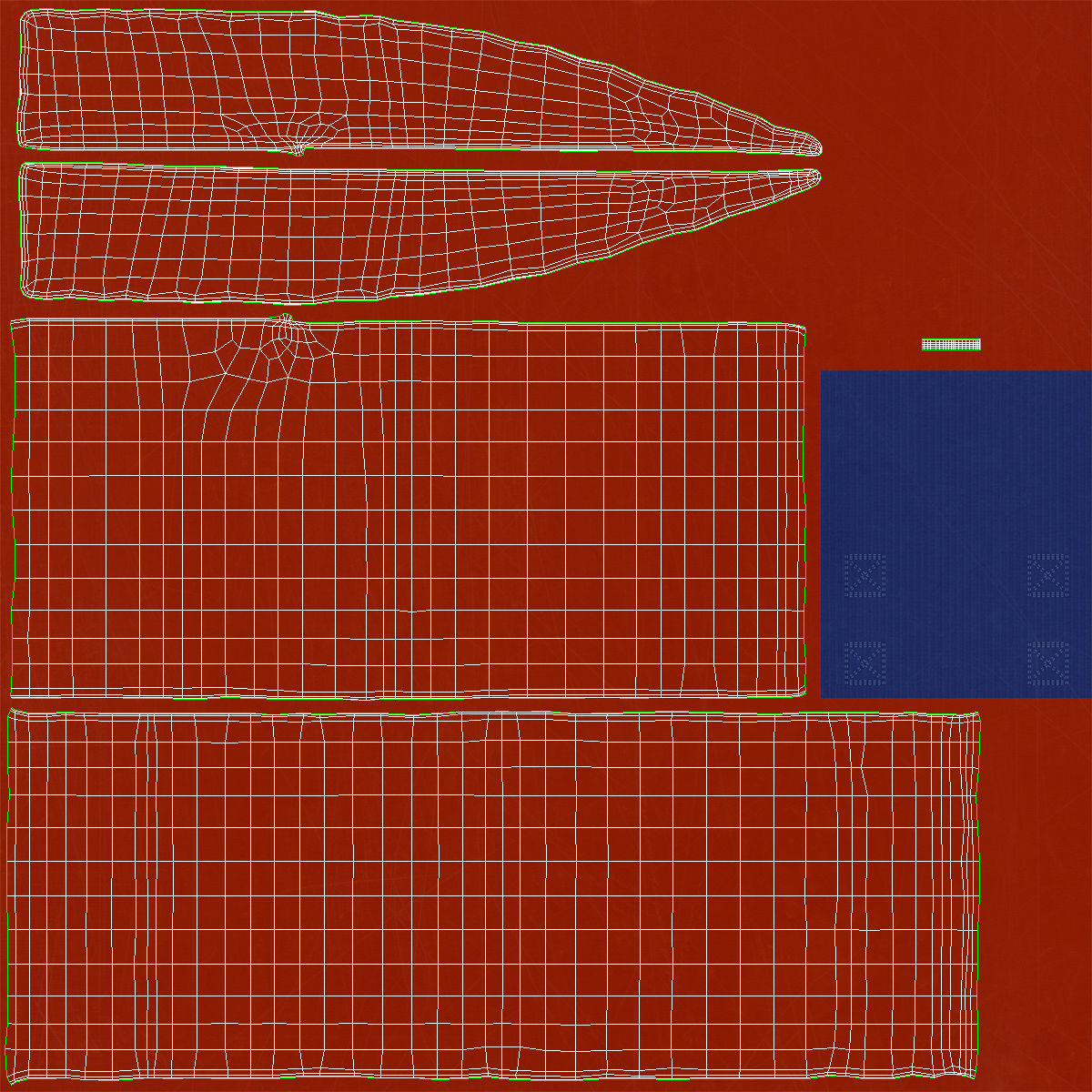 Springboard Low-poly 3D model_9