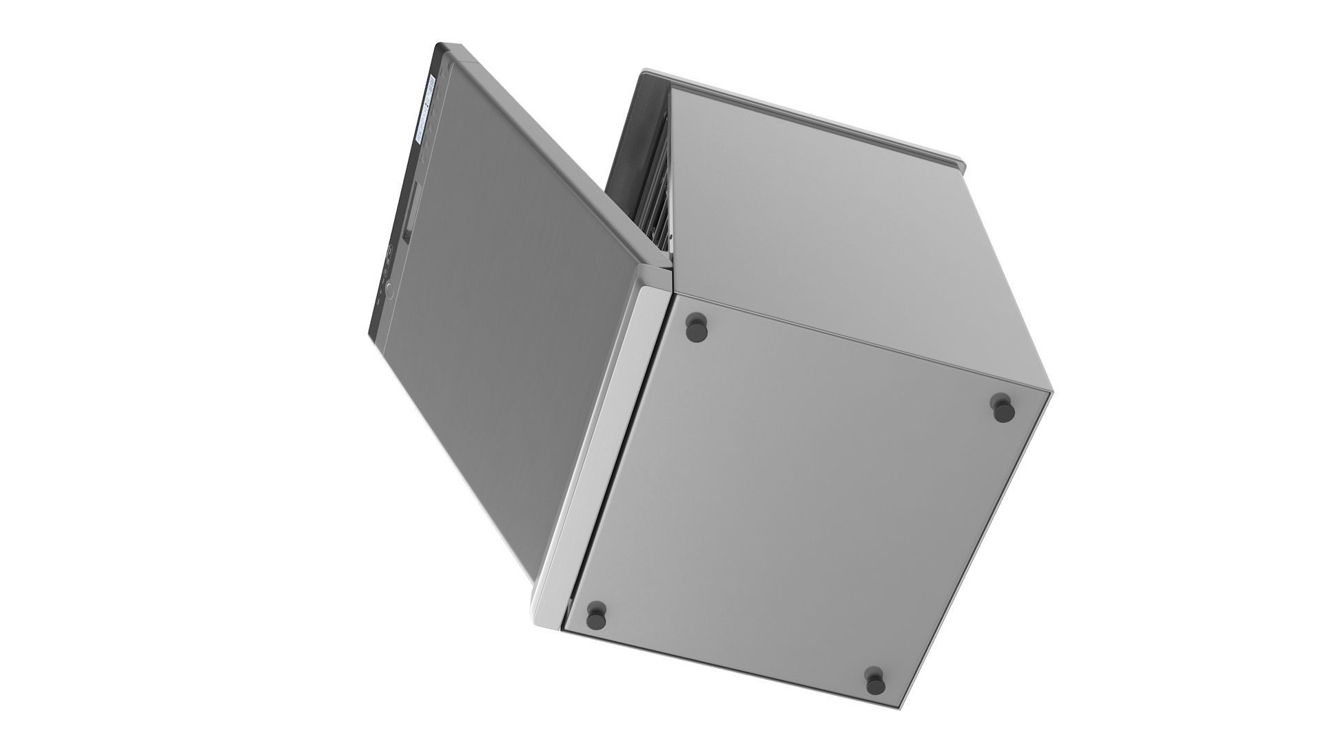 Dishwasher - Open Low-poly 3D model_5