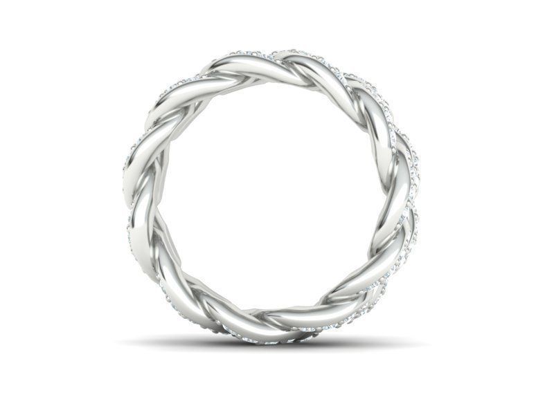 DIAMOND Cuban Link Heavy Chain Ring 9mm Wide 10US Size 3dmodel 3D print model_24