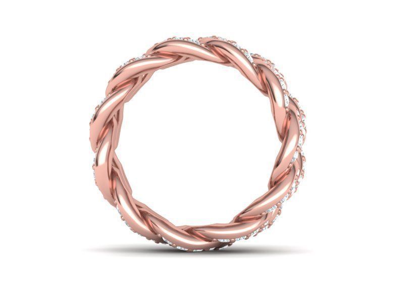 DIAMOND Cuban Link Heavy Chain Ring 9mm Wide 10US Size 3dmodel 3D print model_23