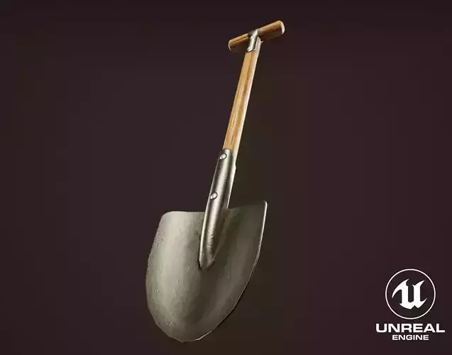 Stylized Western Shovel